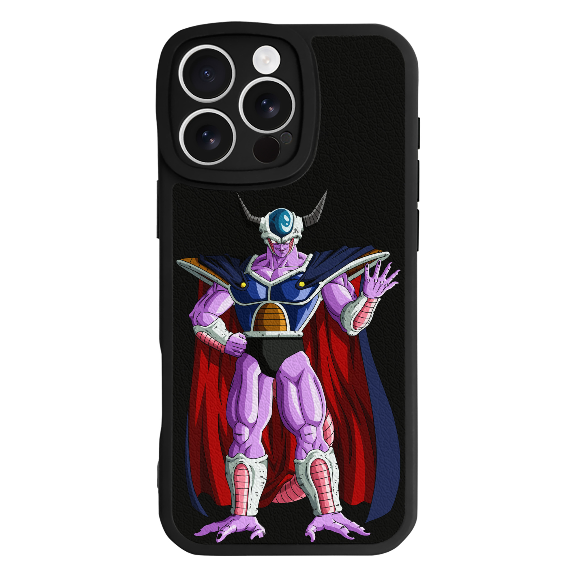 （画像用） ドラゴンボール コルド大王 DRAGON BALL King Cold 【iPhone 16シリーズ対応】シリコンスマホケース（レザー調） 材質：シリコン